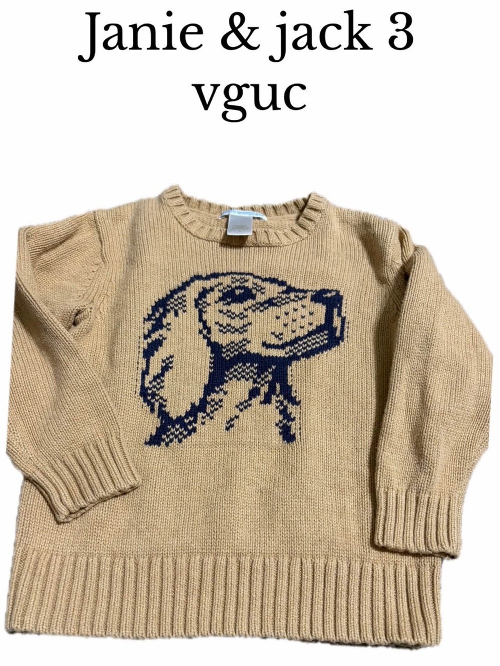Janie and jack top dog sweater